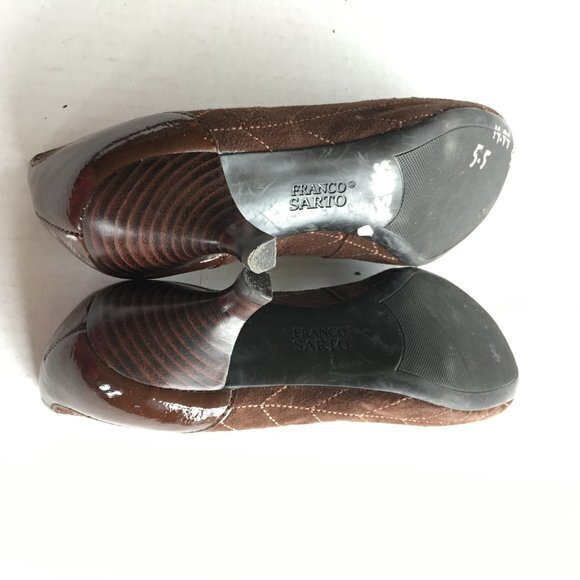 Franco sarto L-JULY suede leather loafer pump - Picture 7 of 7